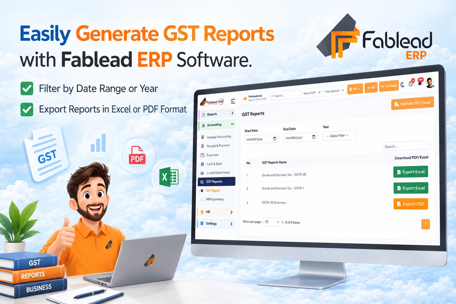 Fablead Technolabs sales management page