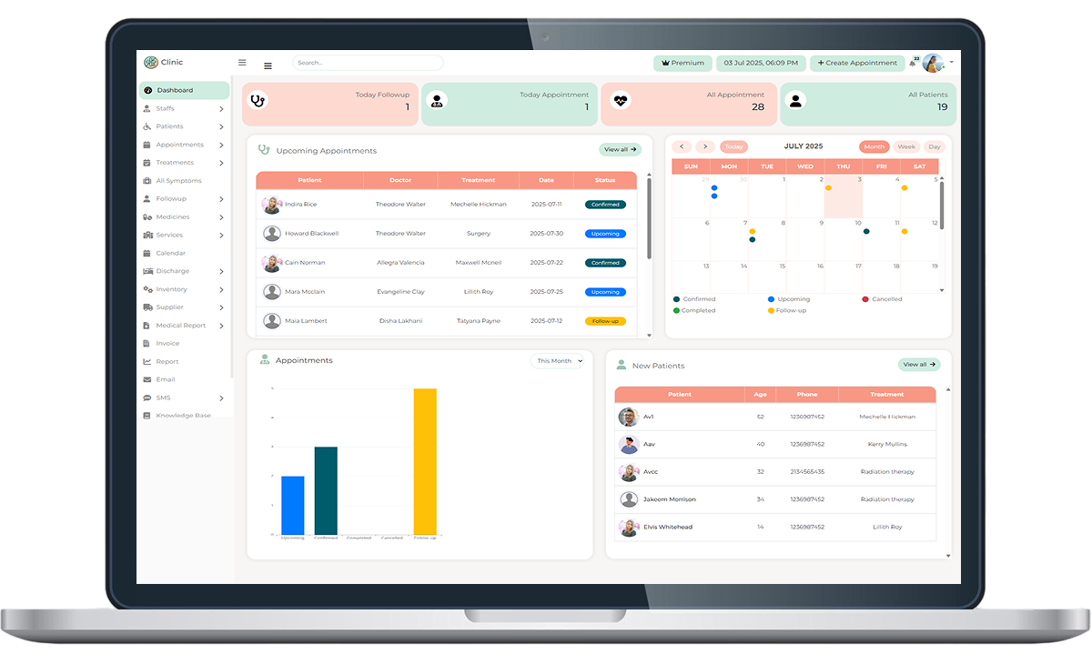 Hospital Management Dashboard